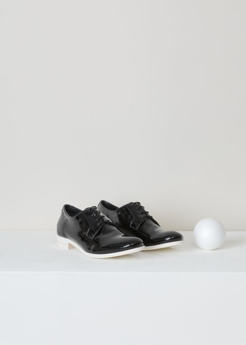 Jil Sander Patent leather lace-up shoes