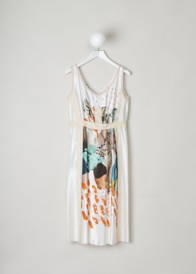 Marni White dress with abstract print photo 2