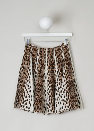 Alaïa Leopard-print pleated bell skirt photo 2