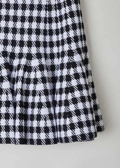 Alaïa Fit-and-flare Houndstooth mini skirt
