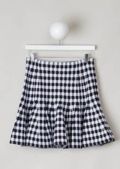 Alaïa Fit-and-flare Houndstooth mini skirt photo 2