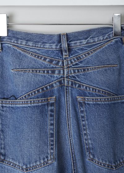 Alaïa Flared blue denim jeans