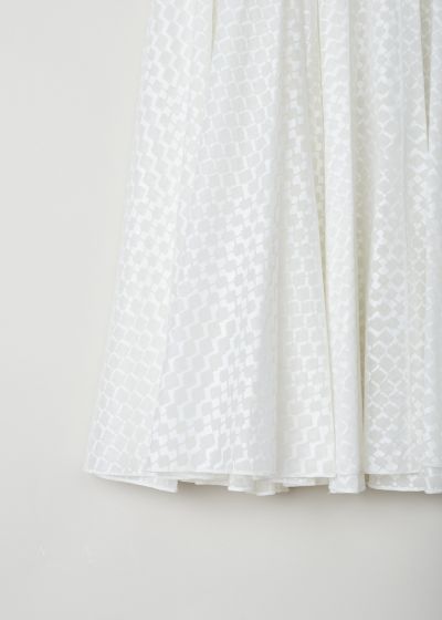Alaïa Off-white slightly see-through tulle skirt 