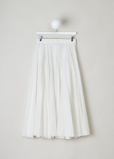 Alaïa Off-white slightly see-through tulle skirt  photo 2