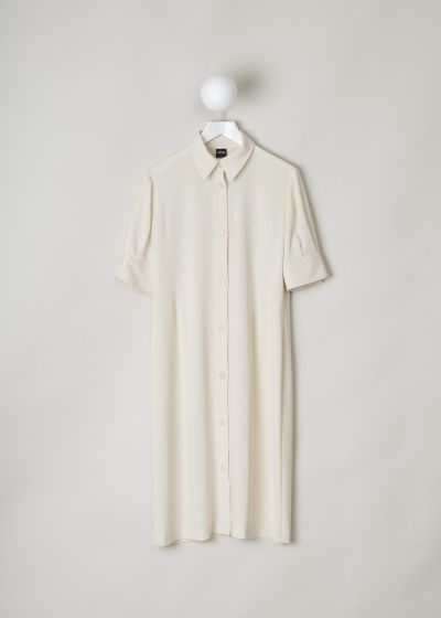 Aspesi Off-white midi shirt dress photo 2