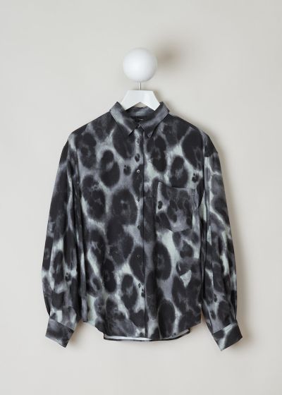 Aspesi Faded animal print blouse photo 2