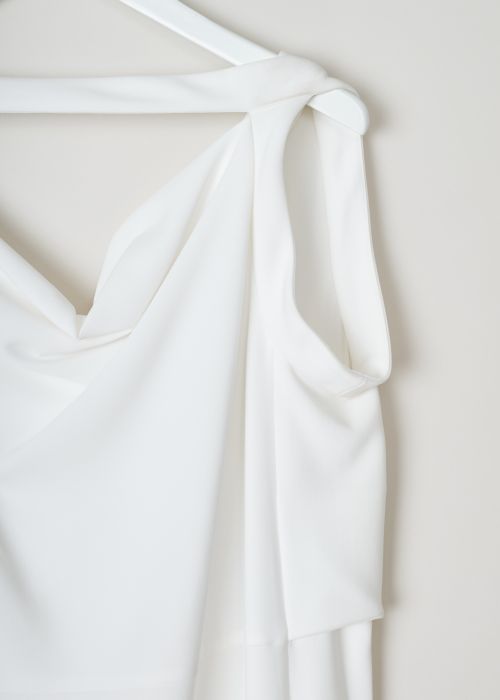 Balenciaga Shift dress with a draped neckline 