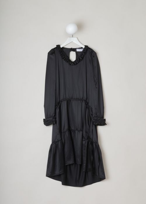 Balenciaga Black ruffled dress  photo 2