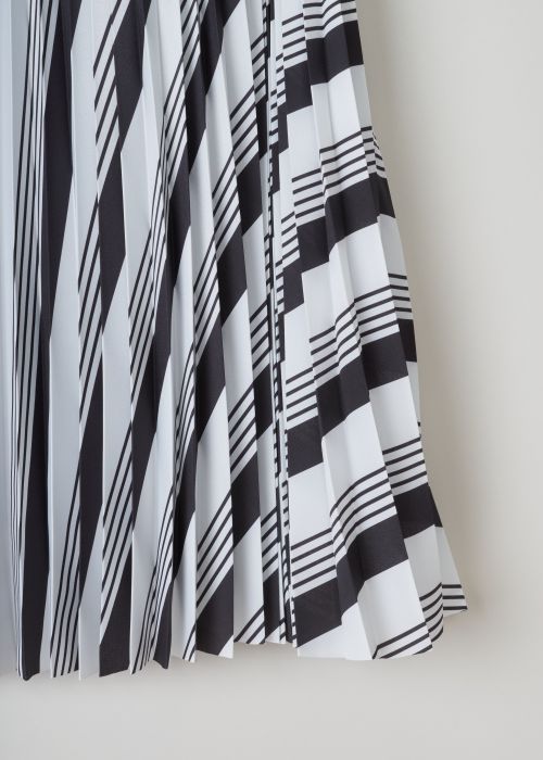 Balenciaga Striped pleated skirt