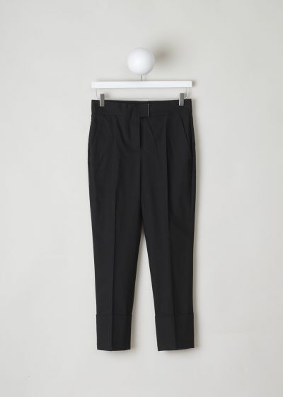 Brunello Cucinelli Black pants with beaded clasp detail  photo 2