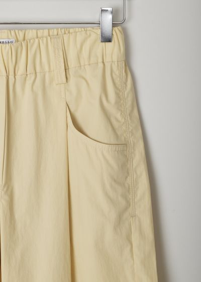 Brunello Cucinelli Pale yellow slip-on pants