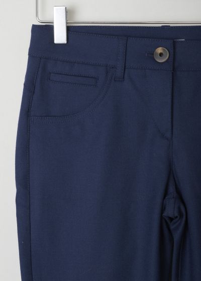 Brunello Cucinelli Navy blue wool pants 