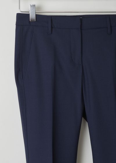 Brunello Cucinelli Navy blue straight leg trousers 