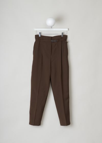 Brunello Cucinelli Brown paperbag pants photo 2