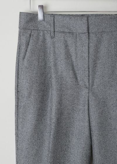 Brunello Cucinelli Black and white Houndstooth trousers