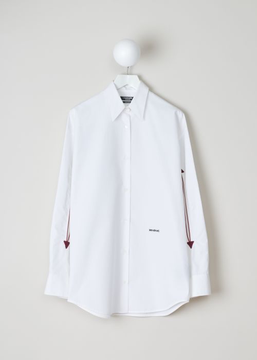 Calvin Klein 205W39NYC Long white shirt with cut-out details photo 2