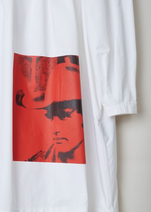 Calvin Klein 205W39NYC White tent dress with Andy Warhol print