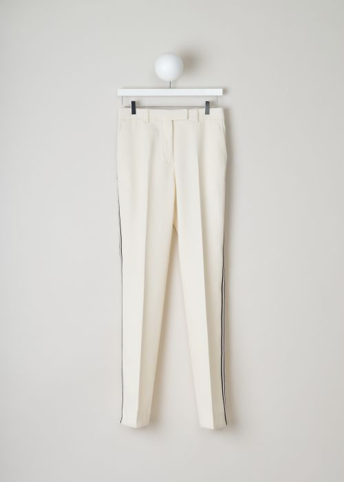 Calvin Klein 205W39NYC White pants with ribbon trim photo 2