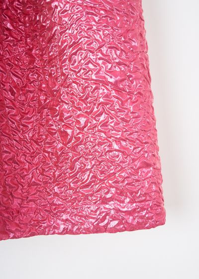  Dark pink wrinkle skirt