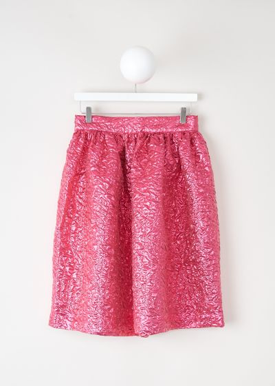  Dark pink wrinkle skirt photo 2