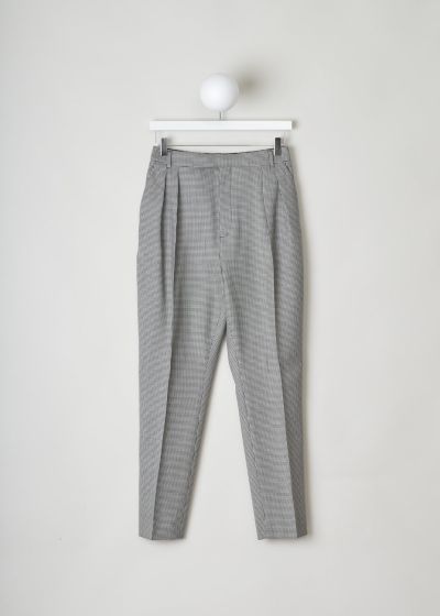 Celine Houndstooth pants with front pleats  photo 2