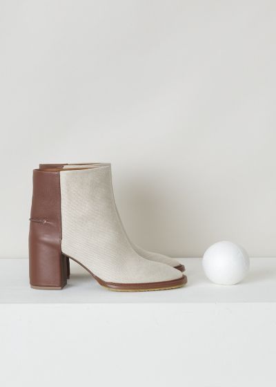 Chloé Beige ankle boots with brown heel  photo 2