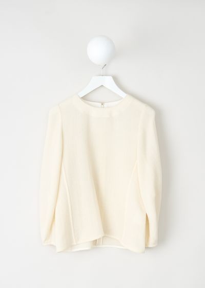 Chloé Long-sleeve top in Iconic Milk photo 2