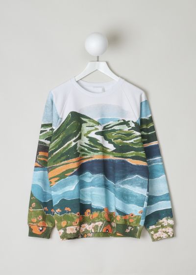 Chloé Crewneck sweater with poppy print photo 2