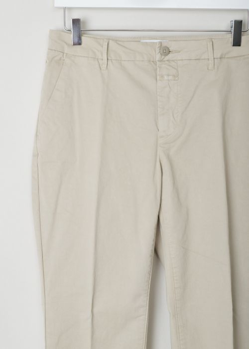 Closed Beige flat front chino