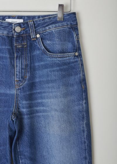 Closed Flared high-waist jeans in a mid blue wash