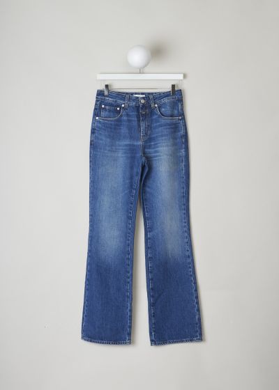 Closed Flared high-waist jeans in a mid blue wash photo 2
