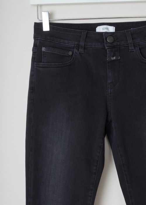 Closed Slim-fit mid-waist black jeans 