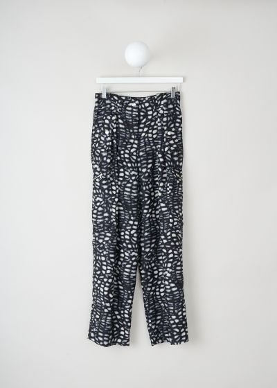 Dries van Noten Polkana black-and-white print pants photo 2