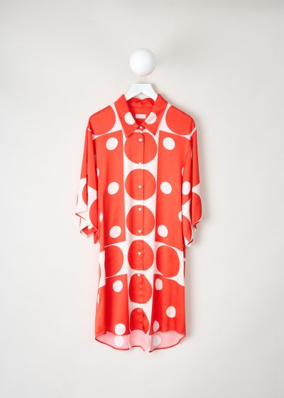Dries van Noten Red Drea dress with print photo 2