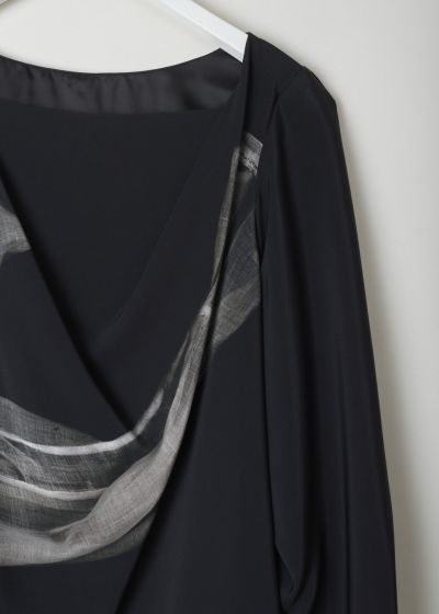 Dries van Noten Black shirt with abstract print