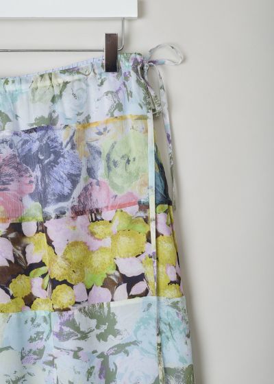 Dries van Noten Multicolor patchwork pencil skirt