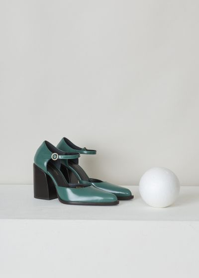 Dries van Noten Petrol colored sandals 