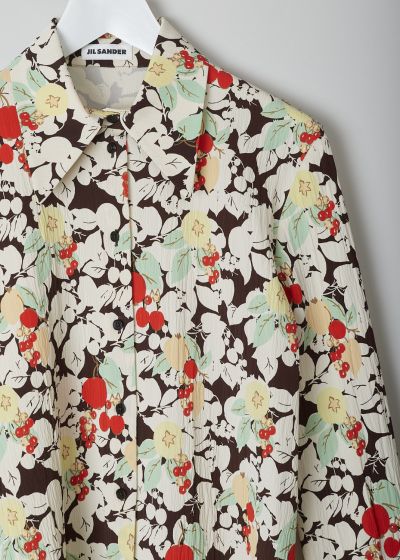 Jil Sander Multicolor fruit print blouse