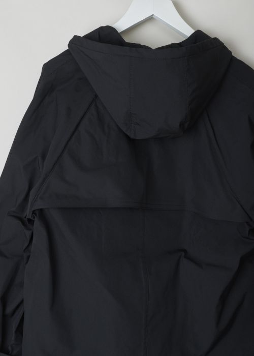 Kassl Black canvas tech coat 