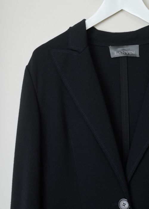 Lanvin Black peak lapel jacket 