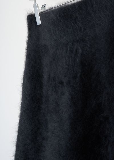 Lisa Yang Brushed cashmere Asta skirt in Black