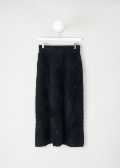 Lisa Yang Brushed cashmere Asta skirt in Black photo 2
