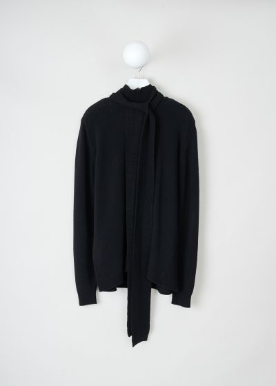 Marie Adam-Leenardt Oversized distorted black turtleneck sweater photo 2