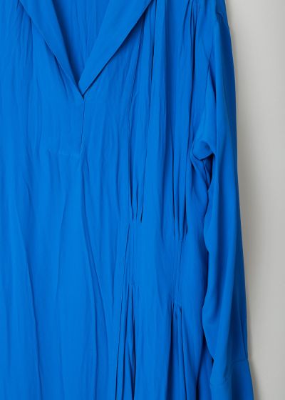 Marni Royal blue collar dress