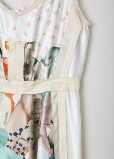 Marni White dress with an abstract print