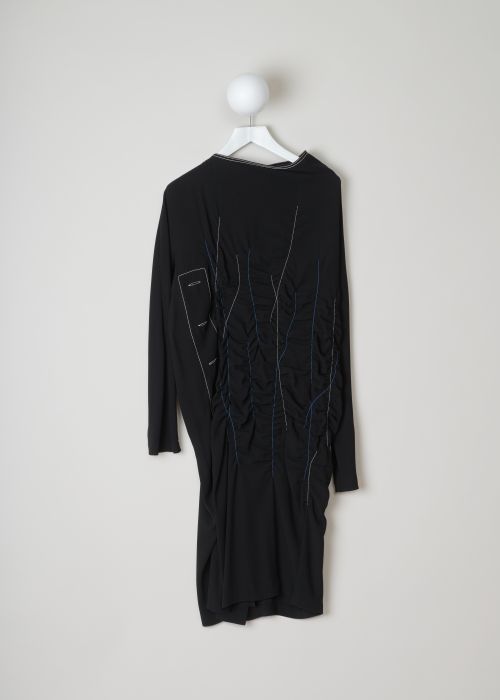 Marni Elasticated black dress photo 2