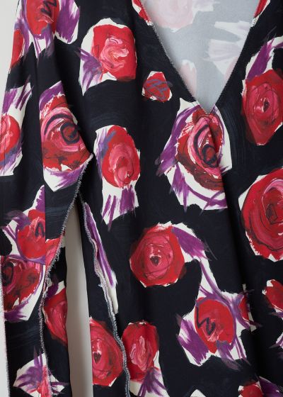 Marni Rose printed long sleeve top 