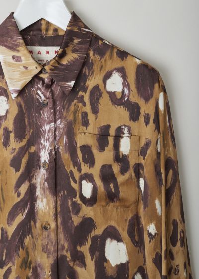 Marni Animal print blouse with long sleeves 