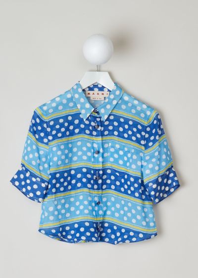Marni Colorful dots and stripes blouse photo 2