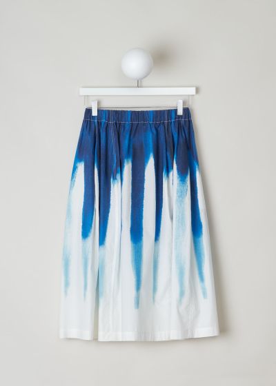 Marni Blue and white printed skirt photo 2